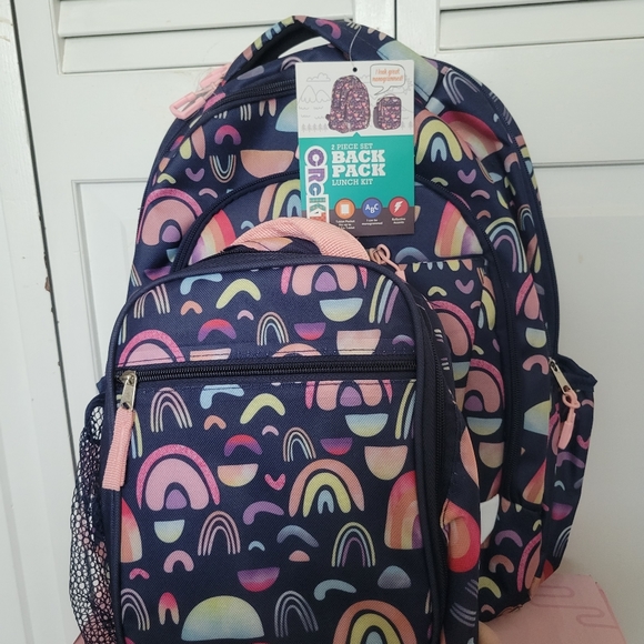 crckt Bags Nwt Crckt 2 Piece Backpack With Lunch Kit Poshmark